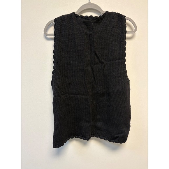 VTG NWT 90's Floral Knit‎ Cardigan Vest Cottagecore By Freeze Frame SEARS - Picture 7 of 7